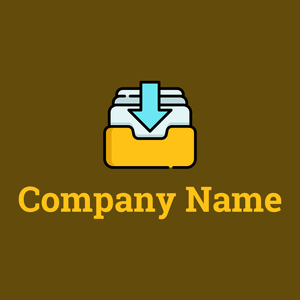 Inbox logo on a Raw Umber background - Domaine des communications
