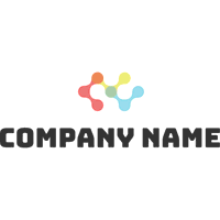 colorful chemistry logo - Technology