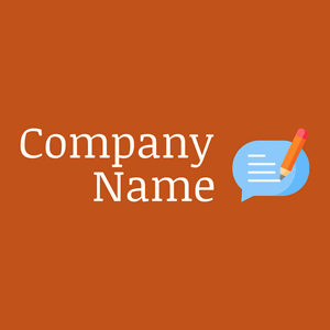 Comment logo on a Chocolate background - Comunicaciones