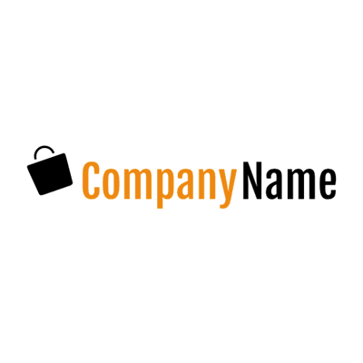 Corporate logo with a black bag - Vendita al dettaglio