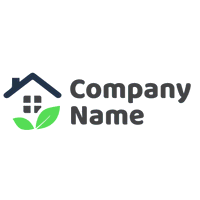 Logo casa ecológica - Bienes raices & Hipoteca Logotipo