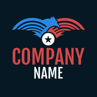 blue and red bird logo - Sports