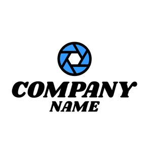 Blue lens logo - Fotograpía