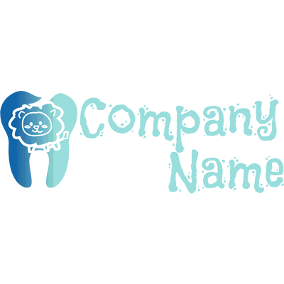 Logotipo de dentista infantil - Medical & Farmacia Logotipo