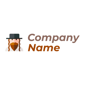 Man logo on a White background - Abstract