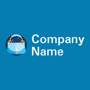 Bag logo on a Cerulean background - Moda & Bellezza