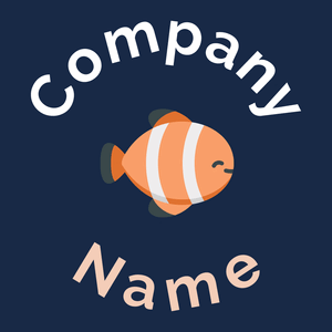 Clown fish on a Regal Blue background - Eten & Drinken