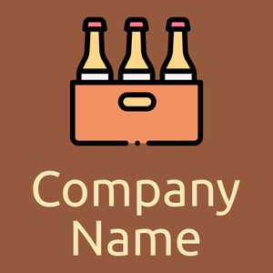 Beer box logo on a Rope background - Alimentos & Bebidas