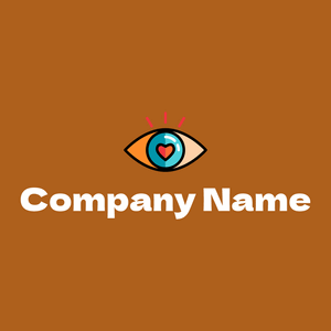 Attractive logo on a Golden Brown background - Abstracto