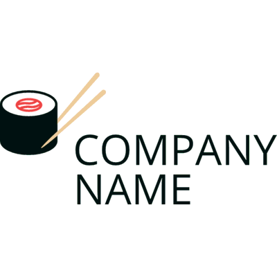 Asian sushi and maki logo - Travel & Hotel