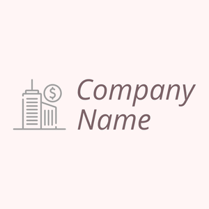 Business center logo on a beige background - Domaine de l'architechture