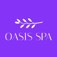 Logotipo del centro spa con icono de planta - Spa & Estética Logotipo
