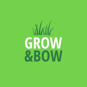 Business logo with turf in a square - Landschapsarchitectuur