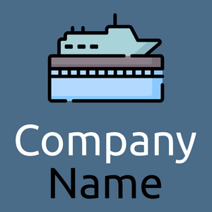 Boat logo on a Wedgewood background - Autos & Fahrzeuge