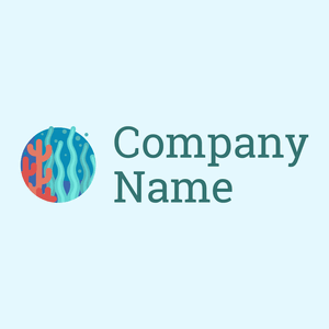 Coral logo on a Light Cyan background - Animales & Animales de compañía