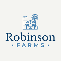 Nombre del logotipo de la granja Robinson - Agricultura Logotipo