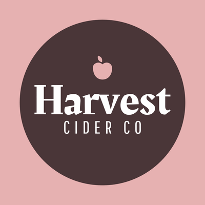 Logotipo de sidra con manzana rosa - Alimentos & Bebidas Logotipo