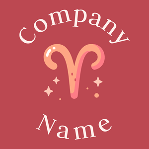 Aries logo on a Chestnut background - Abstracto