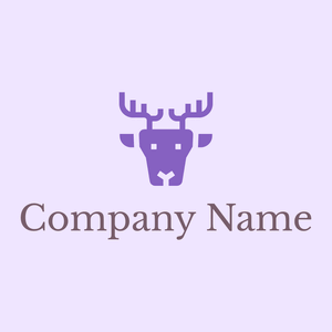Reindeer logo on a Magnolia background - Animaux & Animaux de compagnie