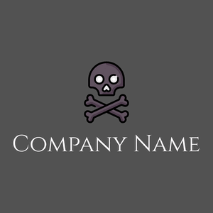 Skull logo on a Mortar background - Abstracto