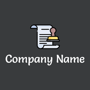 Notary logo on a Baltic Sea background - Entreprise & Consultant