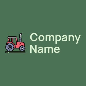 Tractor on a Como background - Agricoltura