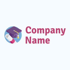 Mortarboard logo on a Alice Blue background - Éducation