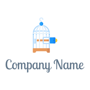 Bird cage on a White background - Animaux & Animaux de compagnie