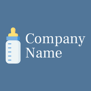 Feeding bottle logo on a San Marino background - Agricultura