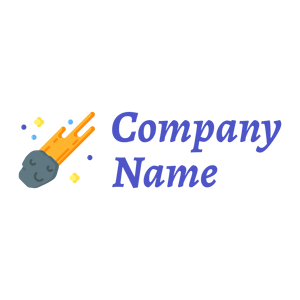 Meteorite logo on a White background - Abstrait