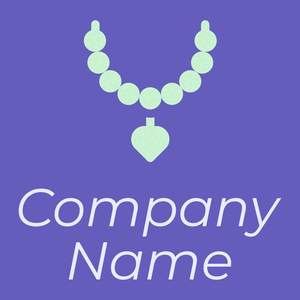 Necklace logo on a Blue Marguerite background - Moda & Bellezza