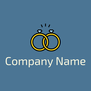 Wedding rings logo on a San Marino background - Mode & Beauté