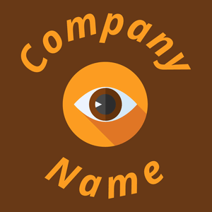 Ophtalmology logo on a Baker's Chocolate background - Médicale & Pharmaceutique