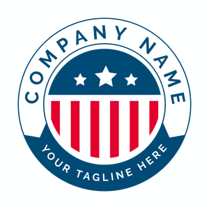 usa flag badge logo - Politiek