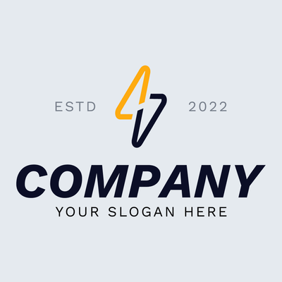 Outlined lightning bolt logo - Reinigung & Wartung