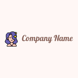 Woman logo on a Snow background - Moda & Belleza