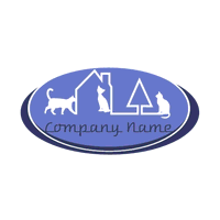 1675 - Animales & Animales de compañía Logotipo