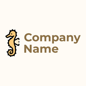 Seahorse on a Floral White background - Animales & Animales de compañía