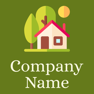 House logo on a Olive Drab background - Fiori