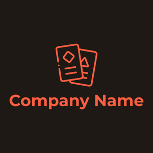 Card game logo on a black background - Juegos & Entretenimiento