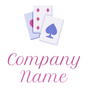 Cards logo on a White background - Jeux & Loisirs