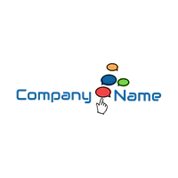Logo burbujas coloridas - Comunicaciones Logotipo