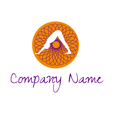 Logotipo de yoga y espirografía - Spa & Estética Logotipo