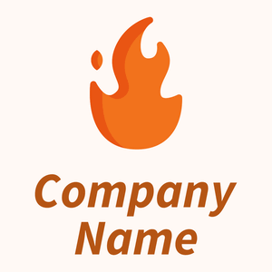 Fire logo on a Seashell background - Sécurité