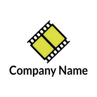 Logo de carrete de cine - Fotograpía Logotipo