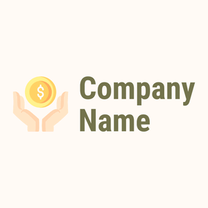 Dollar logo on a Seashell background - Empresa & Consultantes