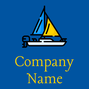 Yacht logo on a Cobalt background - Autos & Fahrzeuge