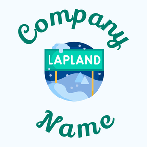 Lapland logo on a Alice Blue background - Viajes & Hoteles