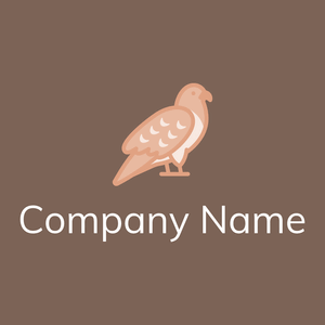 Hawk on a Roman Coffee background - Dieren/huisdieren
