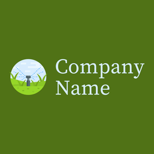 Sprinkler on a Olive Drab background - Landwirtschaft